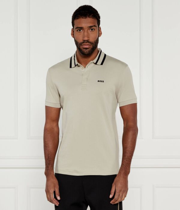 

Рубашка поло Slim fit Boss Green, желтый