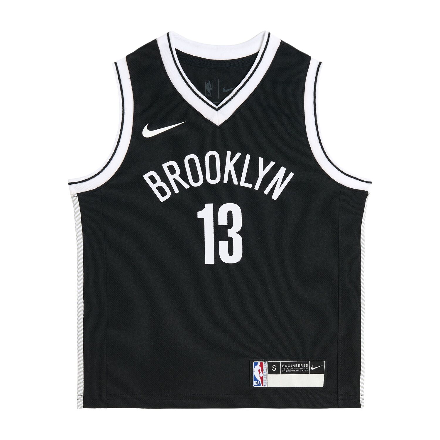 

Nike Футболка баскетбольная Brooklyn Nets Harden Black для малышей