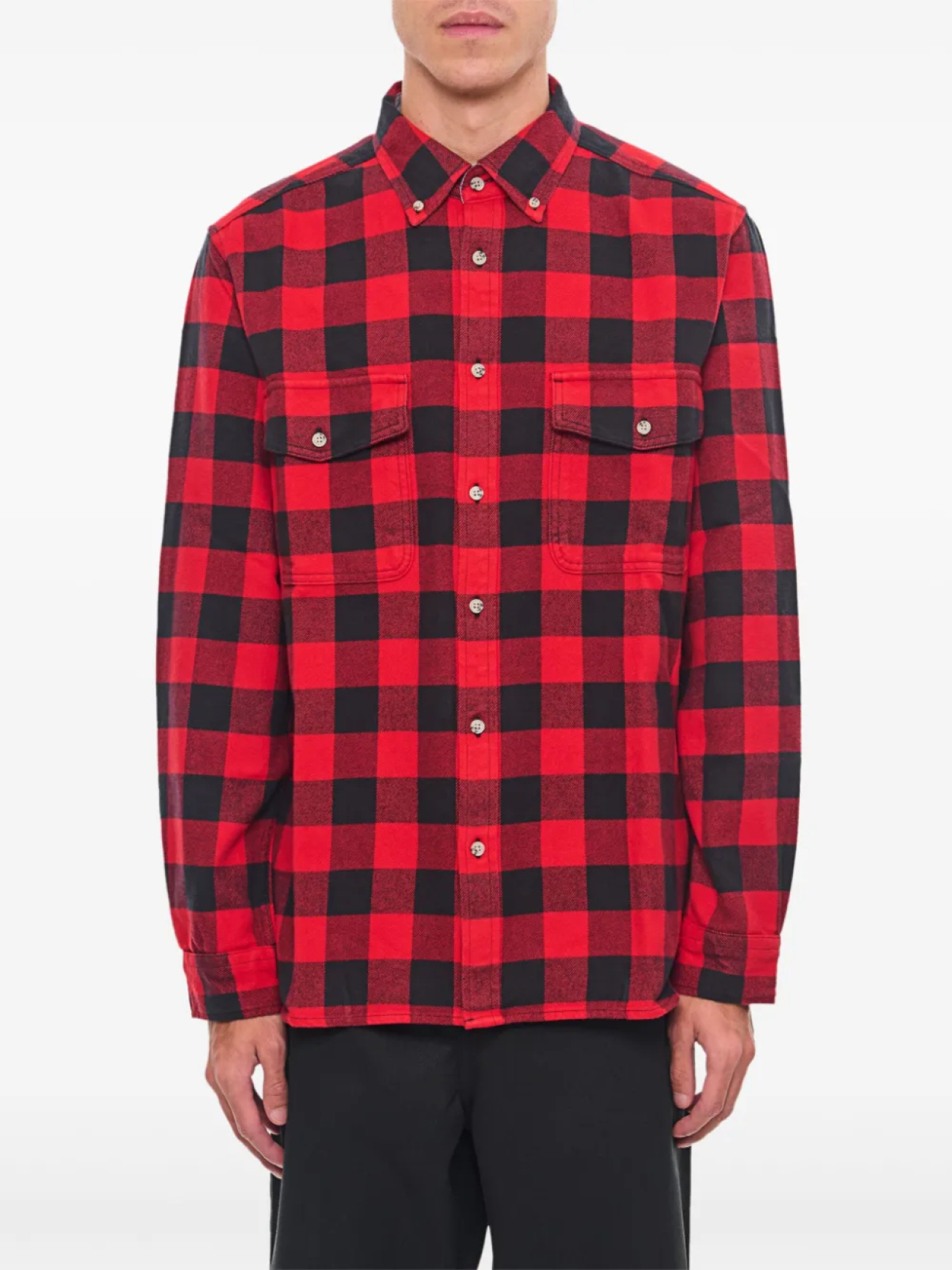 

Фланелевая рубашка в клетку Woolrich, красный