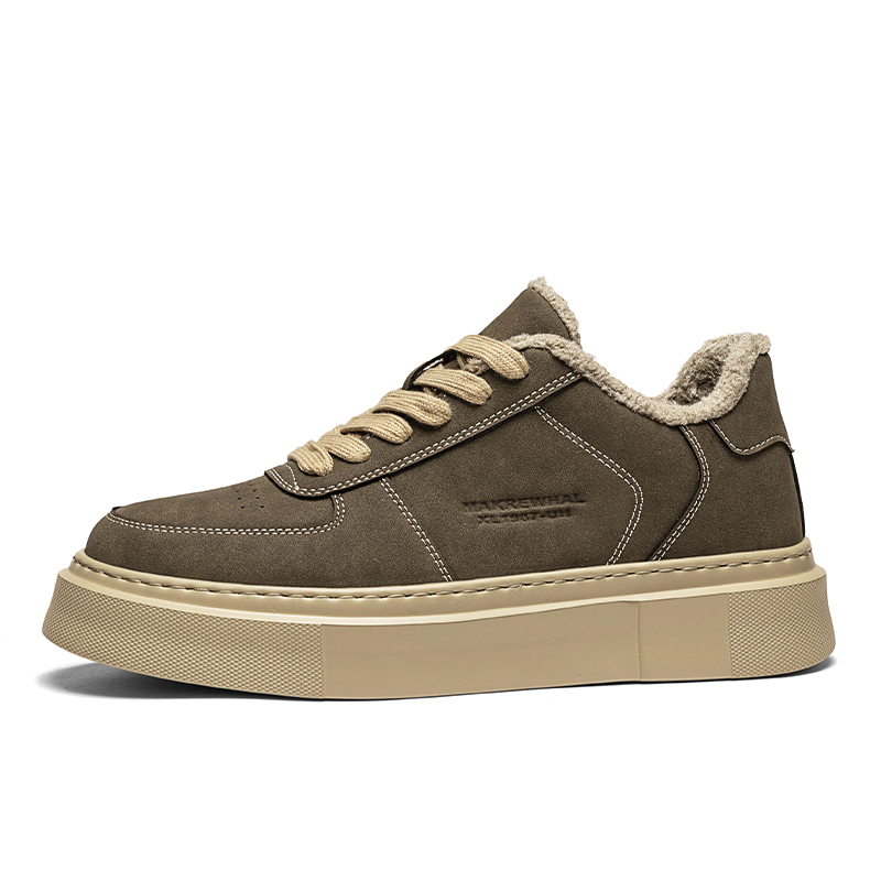 

Низкие мужские кроссовки CariteSport, Khaki Fleece-Lined