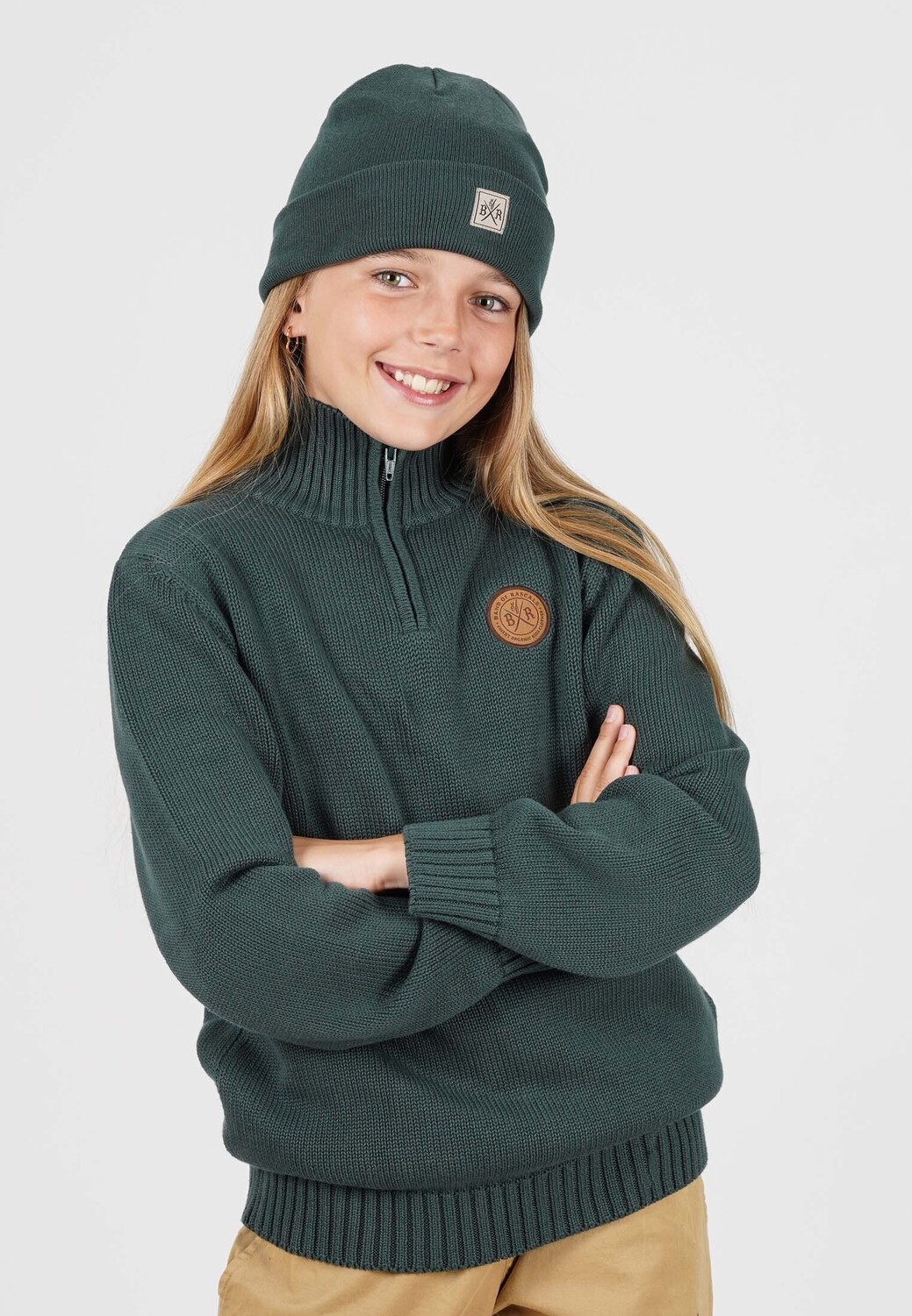Пуловер Band of Rascals Norweger Basic, цвет racing green — фото 3