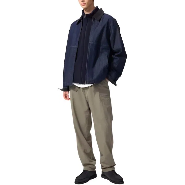 Повседневные брюки хаки UNIQLO