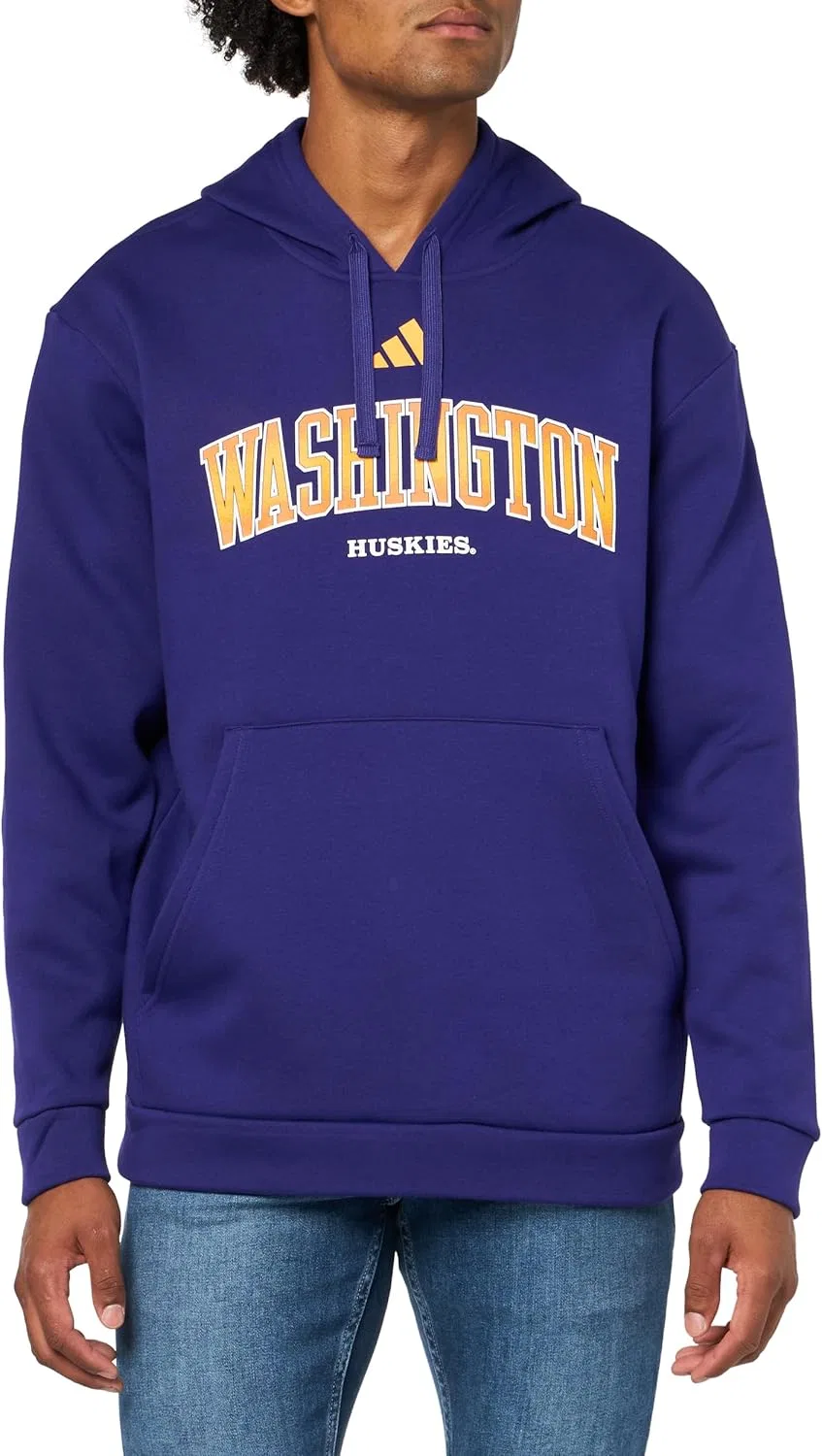 Толстовка Adidas Men's NCAA 25/26 Team Fleece, фиолетовый