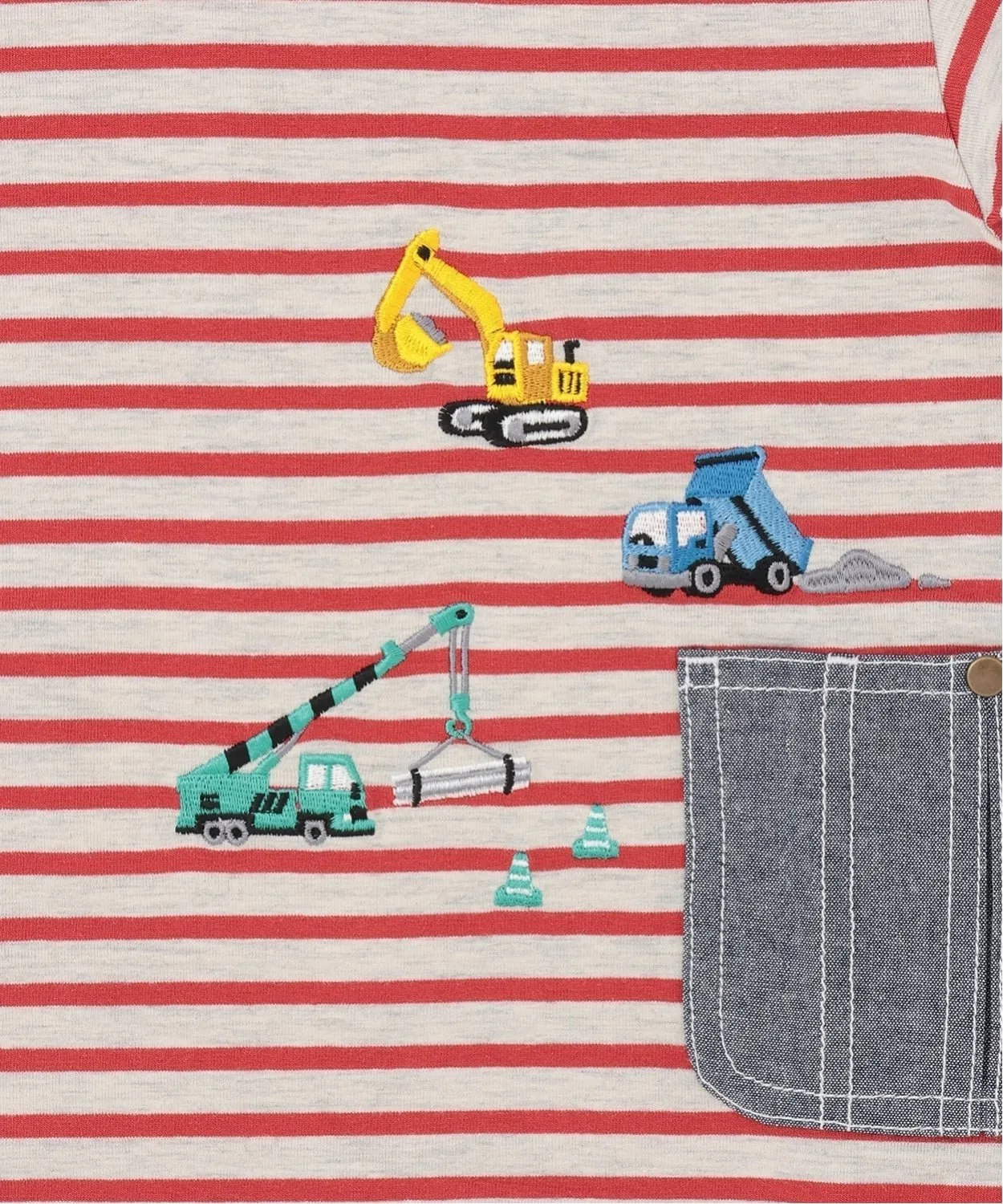 Футболка с длинным рукавом Pocket Working Car Border Kladskap, Red — фото 4