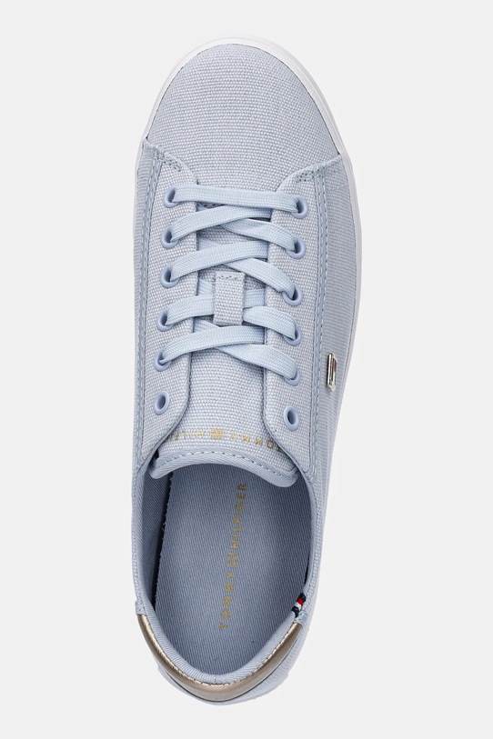 Кроссовки Vulc Canvas на шнурках Tommy Hilfiger, синий — фото 4
