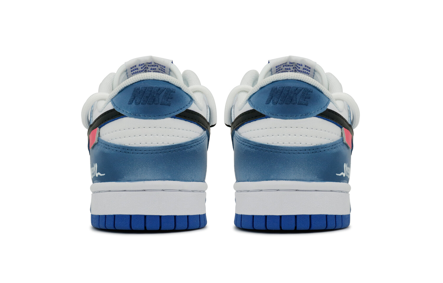 

Кроссовки Nike Dunk Skateboarding Shoes Women's Low-top Pink/Black, цвет Island Postman