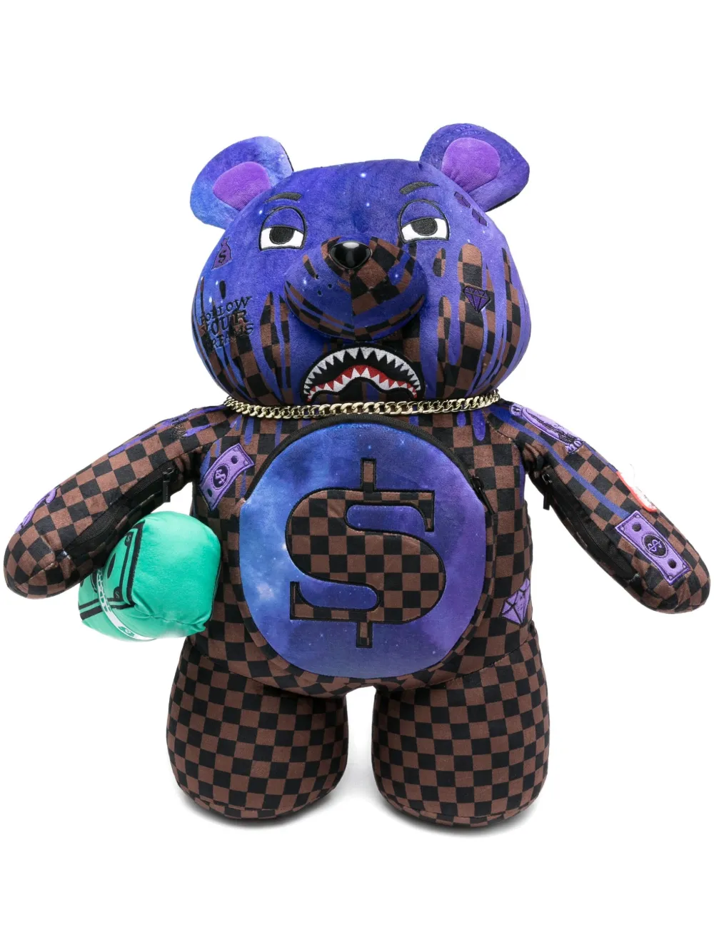 

Рюкзак-мишку Lost In Space Drip Moneybear sprayground kid, синий