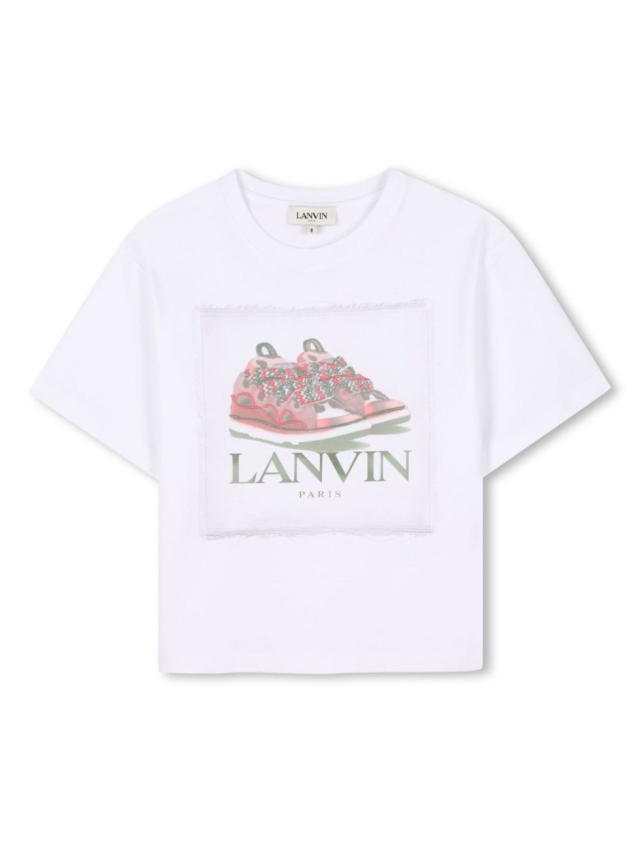 

Lanvin Enfant футболка с принтом, белый