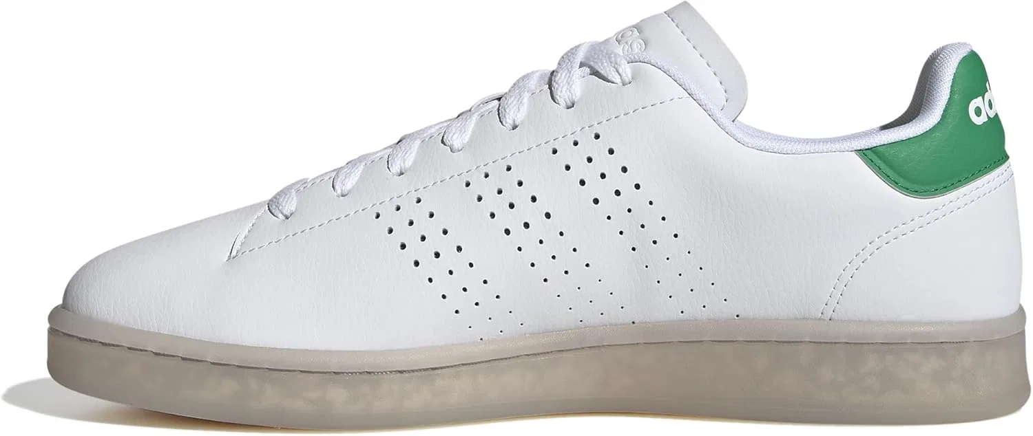 Мужские кроссовки Adidas Advantage Eco 1.5, Cloud White Green Cloud White — фото 2