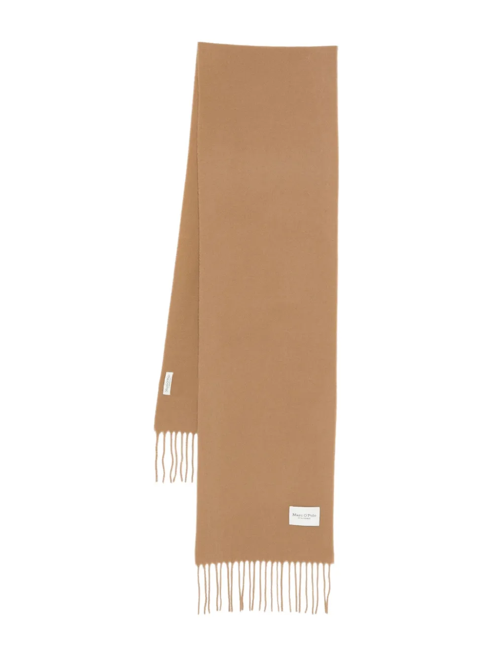 

Шарф с бахромой Marc O'Polo, коричневый