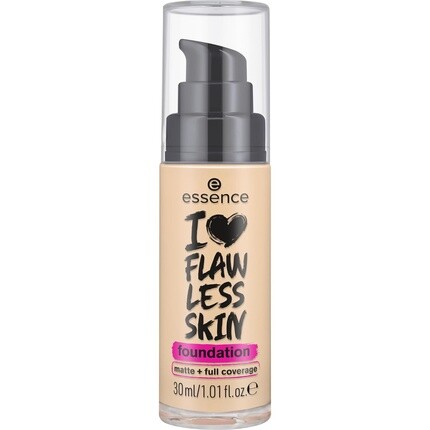 

Сущность I LOVE FLAWLESS SKIN Тональный крем № 30 Матирующий на длительный срок Мгновенный результат Веганский Безмасляный фильтр UVA и UVB SPF 20 Без отдушек 30 мл Essence