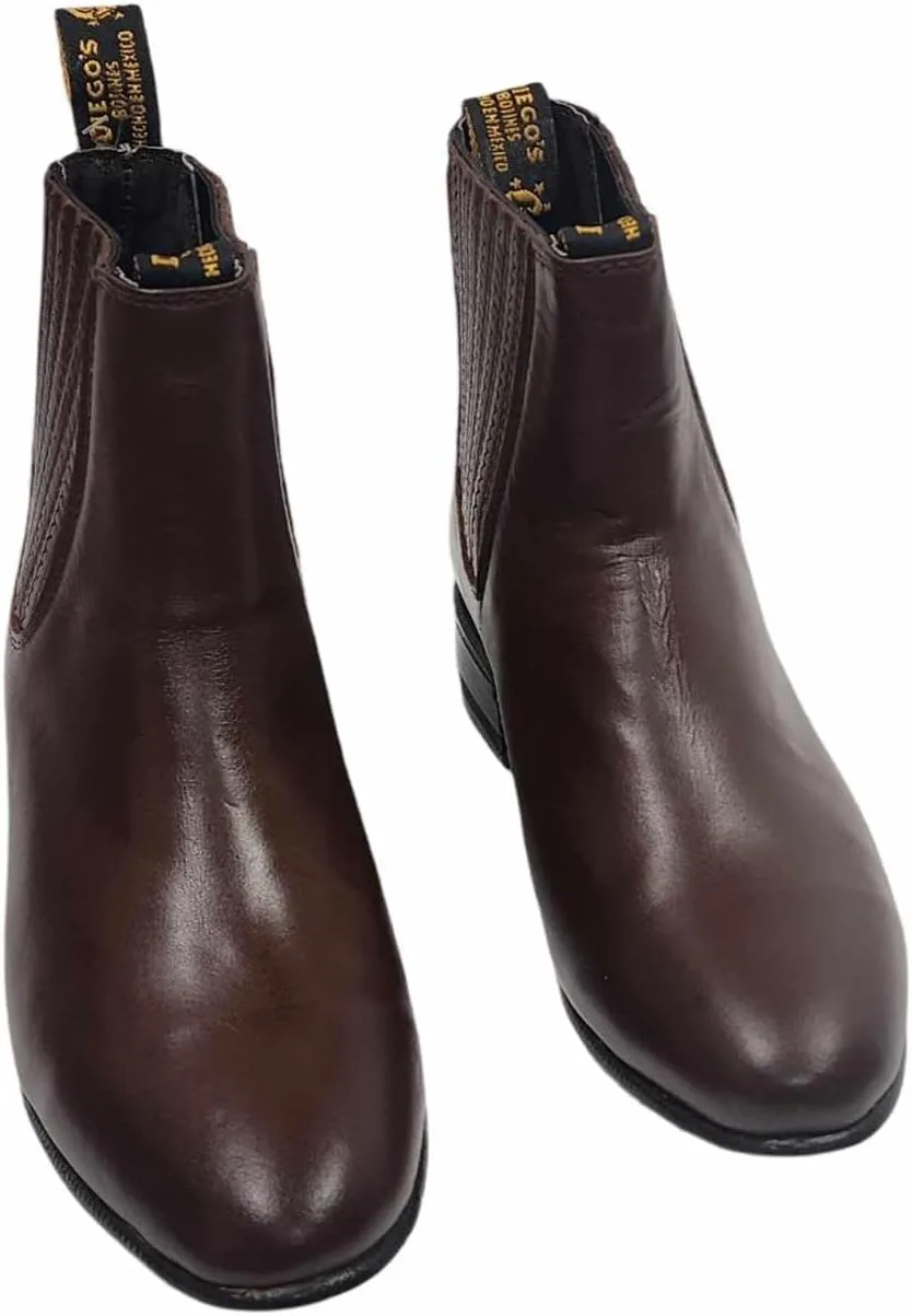 

Чарро ботинки на щиколотку из натуральной кожи Наpa, ботин Чарро, традиционные мексиканские, бесплатный кожаный кошелек для кредитных карт Bonus, коричневый