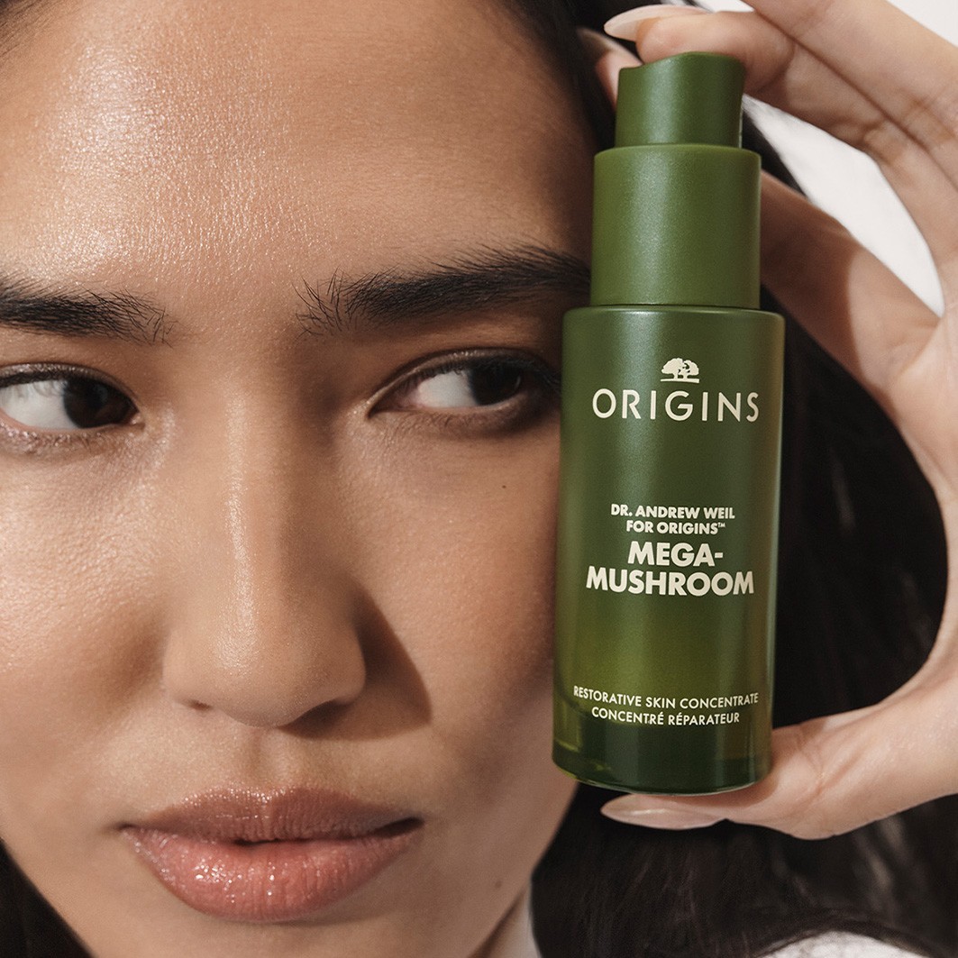 Масло для лица dr. andrew weil for origins dr. weil mega mushroom rescue concentrate Origins, объем 30 мл — фото 4