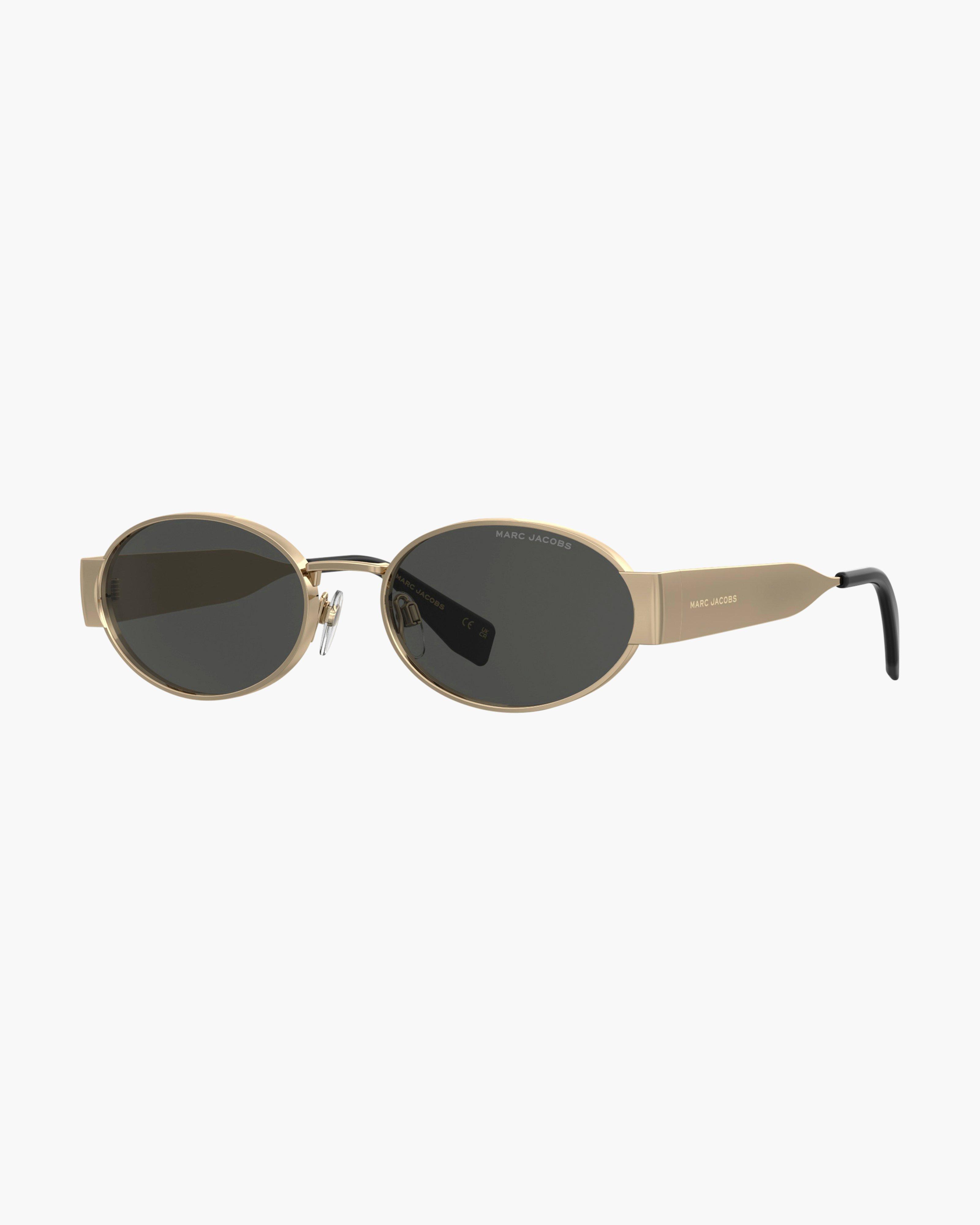 

Солнцезащитные очки Classic Logo Round Marc Jacobs, черный/золотой