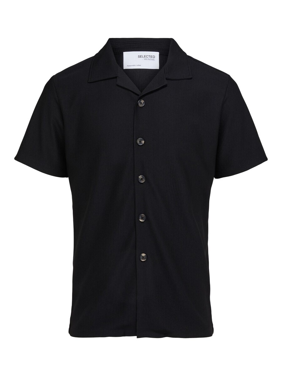

Повседневная рубашка SELECTED HOMME Comfort fit Button Up Shirt, черный