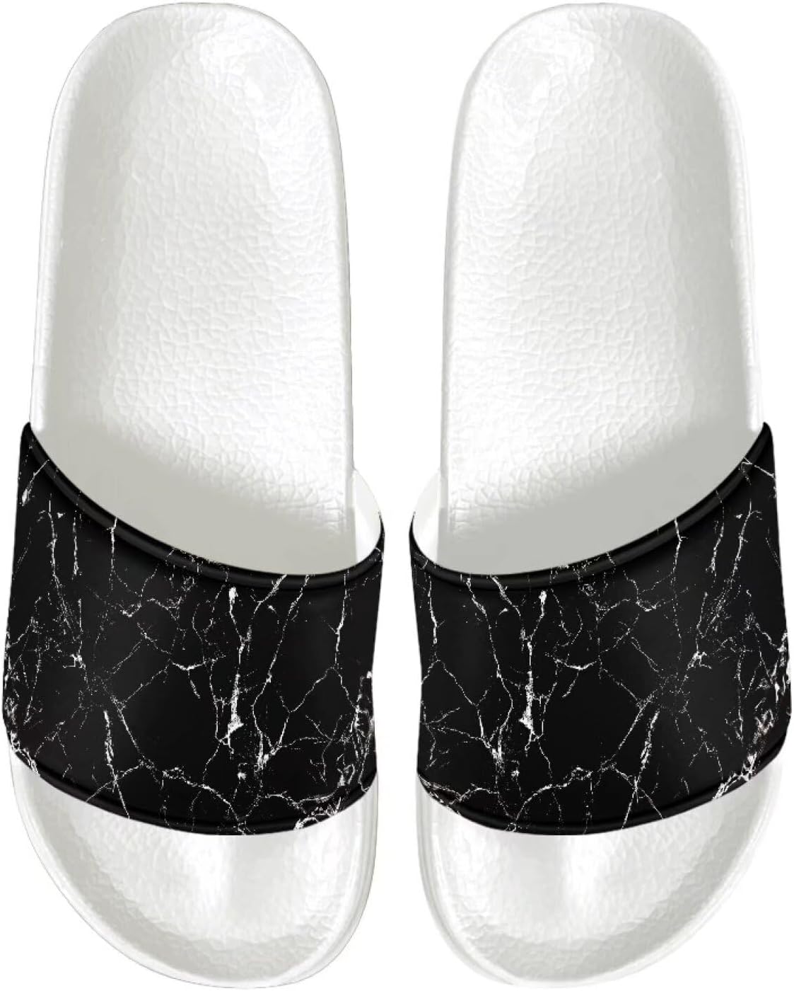 

Мужские шлепанцы сандалии Стильные летние тапочки Повседневные пляжные шлепанцы Нескользящие тапочки для ванной с белой подошвой Pugasmiru