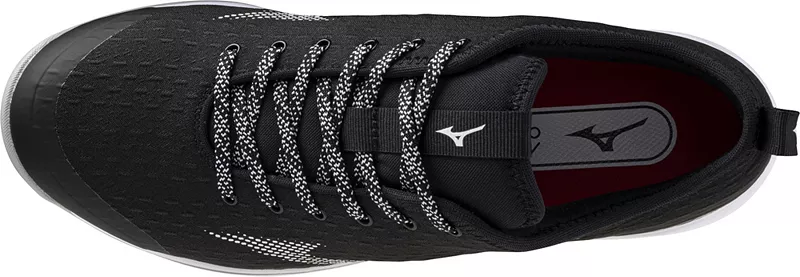 Мужские бейсбольные бутсы Mizuno Dominant Turf, черный/белый — фото 4