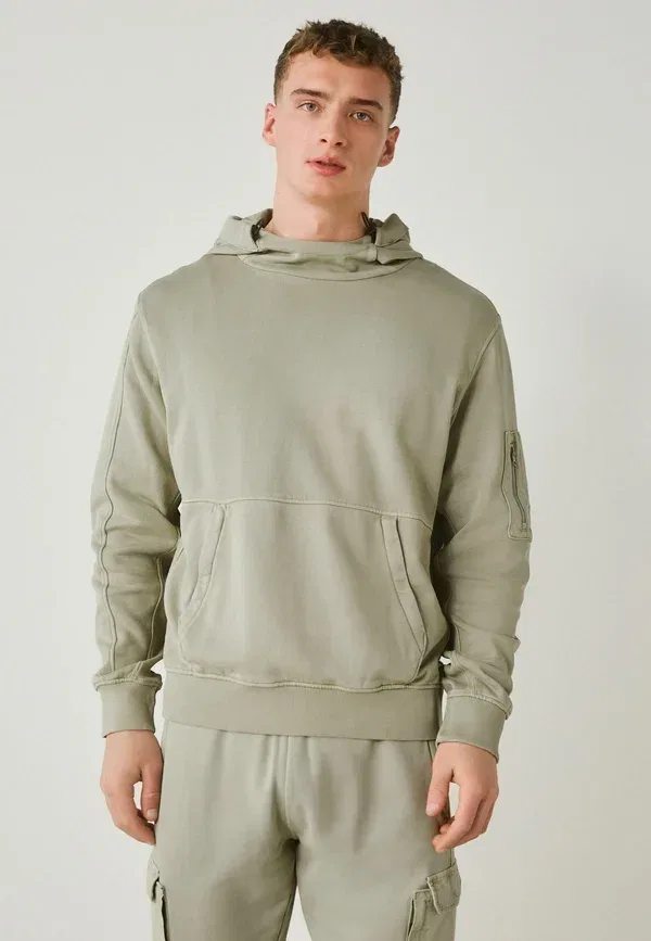 Толстовка Next, Regular fit overhead hoodie utility, цвет шалфейно-зеленый