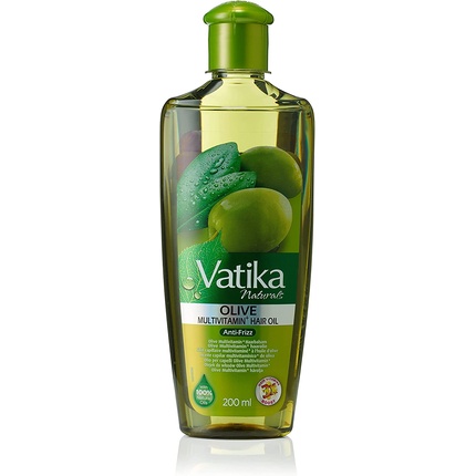 

Масло для волос Vatika Naturals, обогащенное оливкой, 200 мл — обогащенное миндалем и витамином Е, для всех типов волос