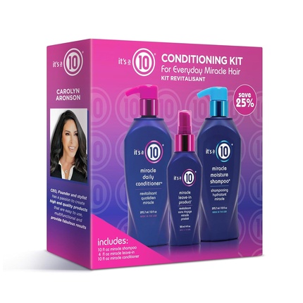 

Это набор из 10 чудесных средств для кондиционирования It's A 10 Haircare
