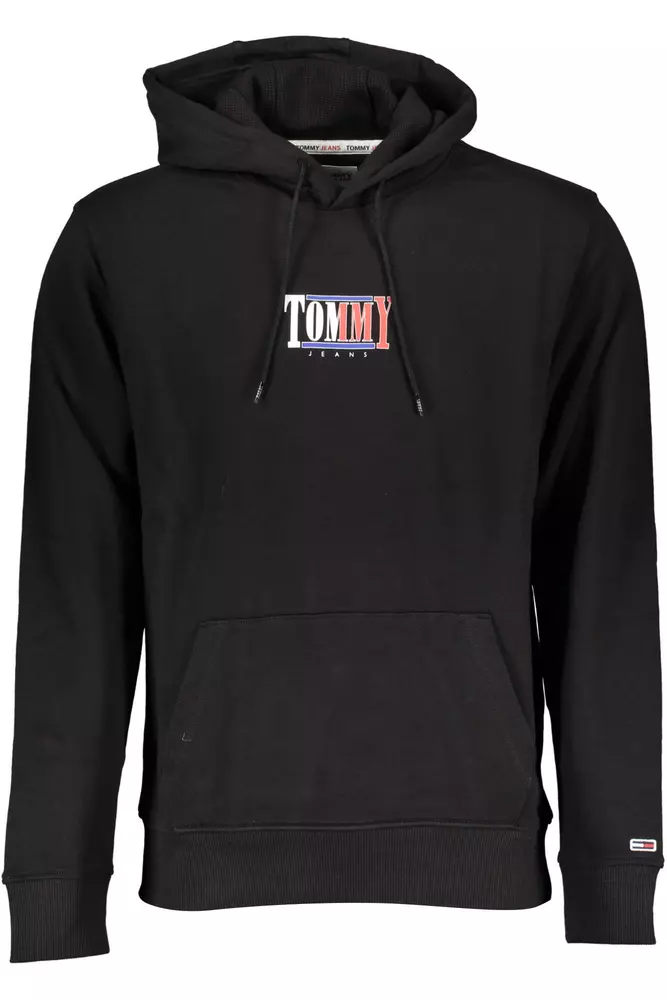

Черный хлопковый мужской свитер Tommy Hilfiger