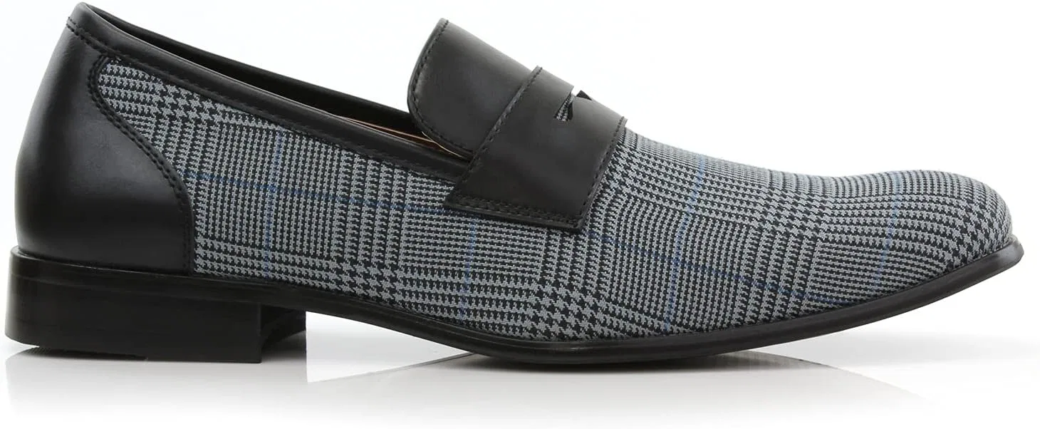 Туфли Ferro Aldo - Ruben Men's, Blue Chequered — фото 2