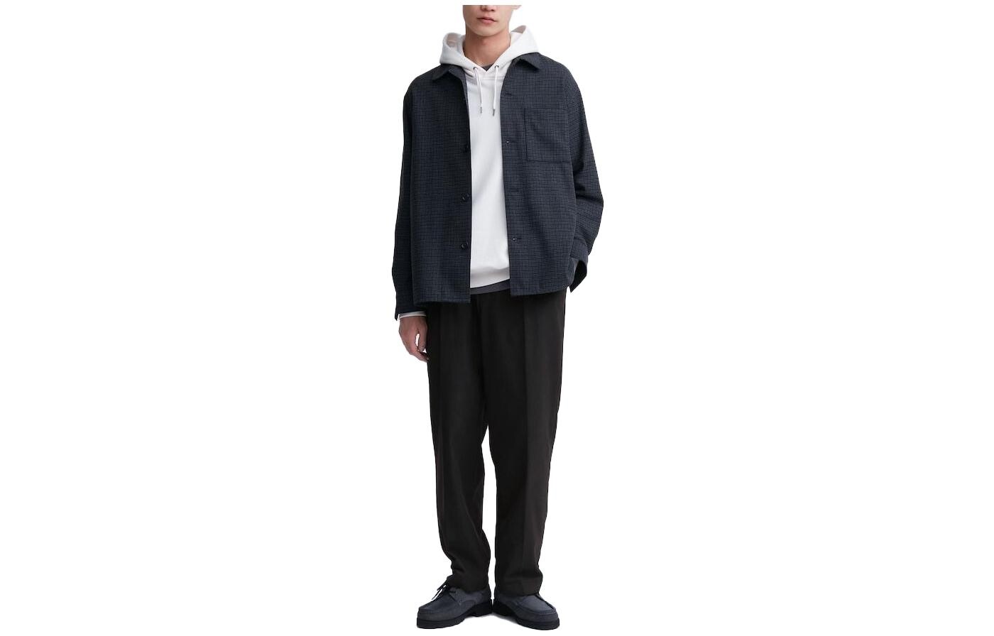 

UNIQLO Повседневные брюки унисекс, цвет Black
