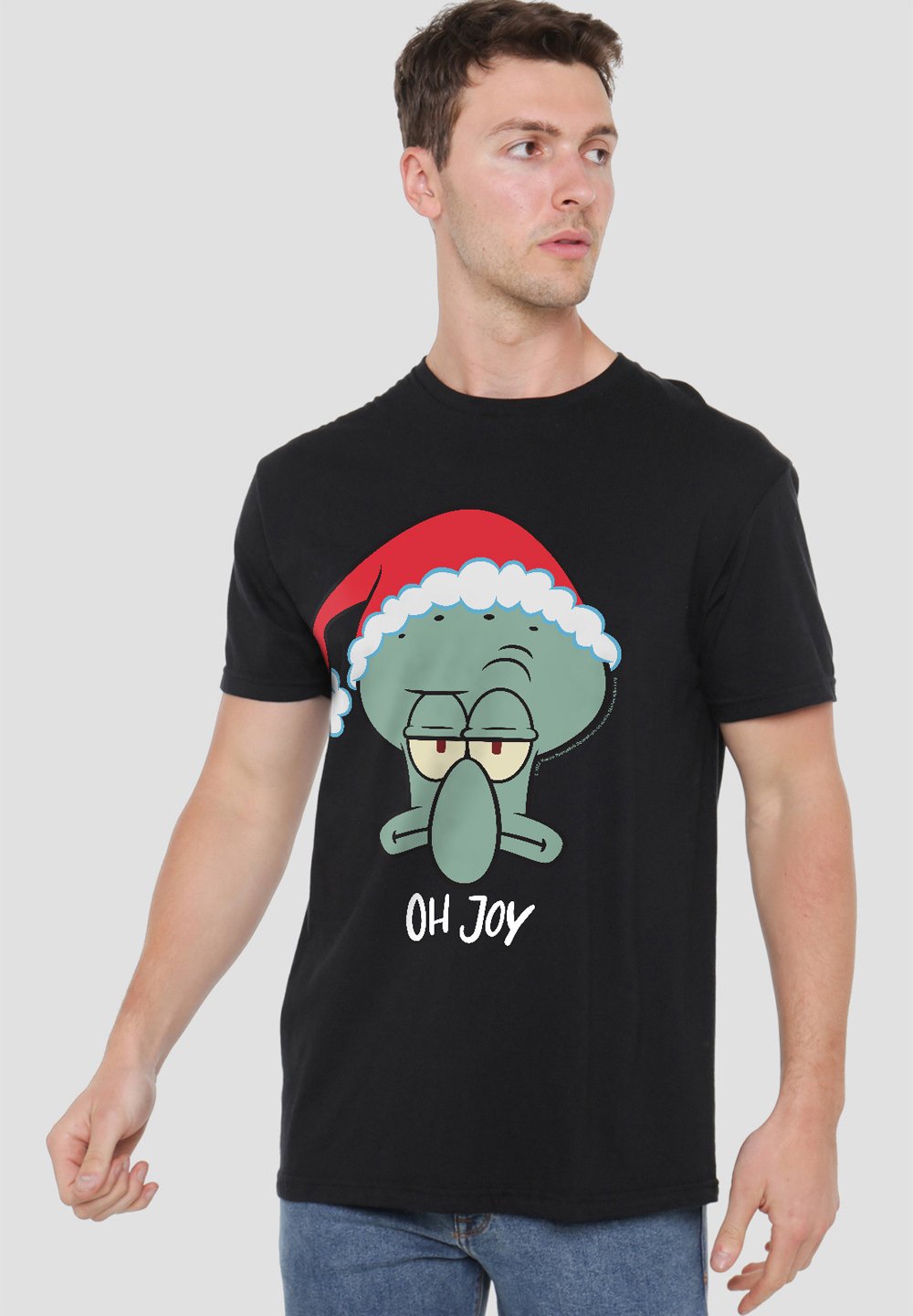 

Футболка с принтом SPONGEBOB SQUAREPANTS SQUIDWARD Cotton Soul, черный