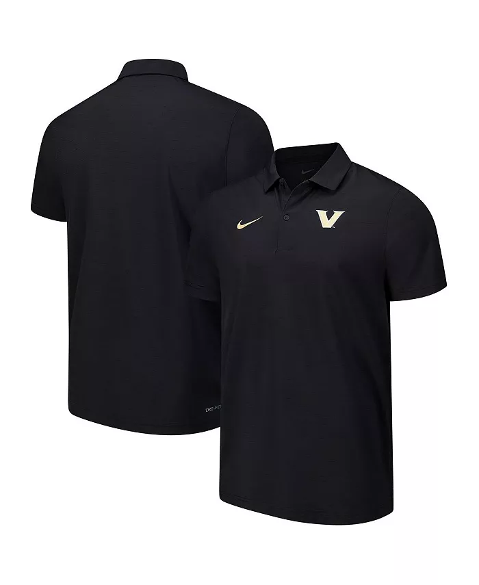 

Мужская поло Vanderbilt Commodores для активного отдыха, черная Nike