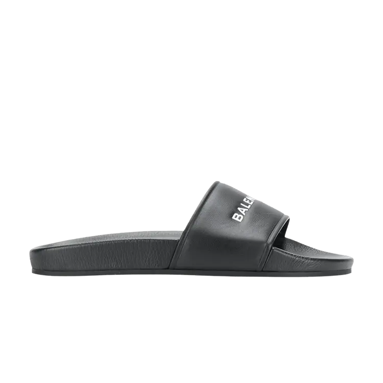 Сандалии Balenciaga Balenciaga Wmns Pool Slides 'Black White', черный