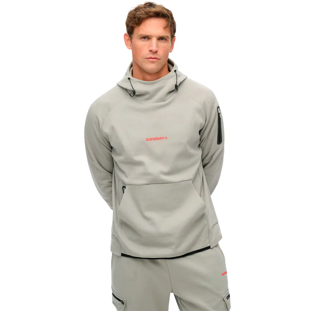 

Худи Superdry Tech Logo, серый