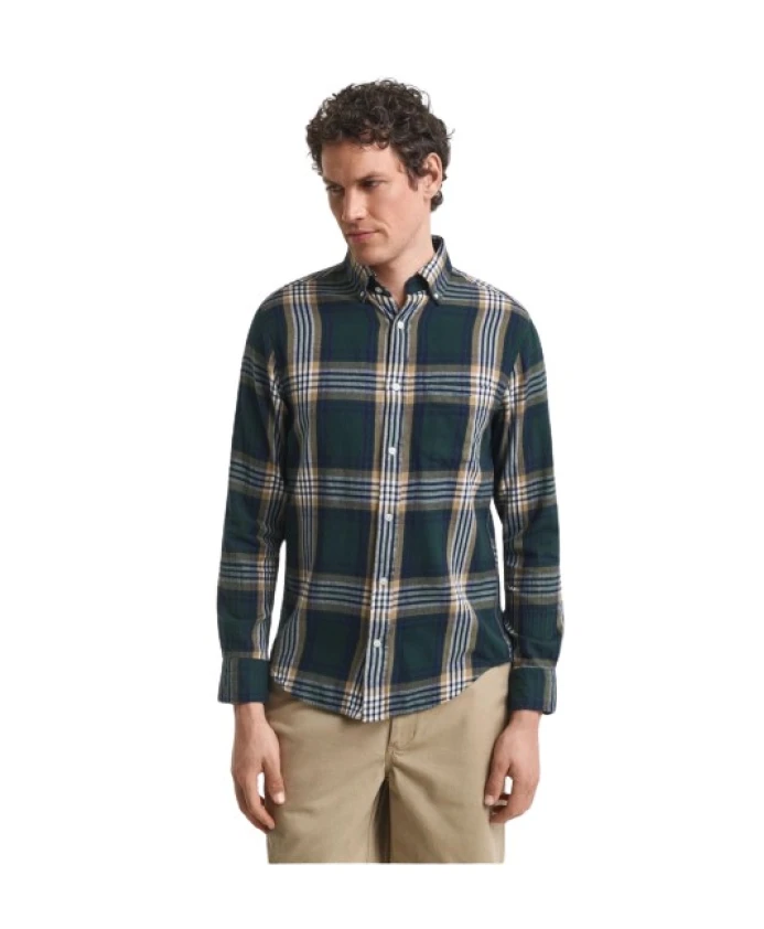 

Фланелевая рубашка, развевающаяся на ветру Gant, мультиколор