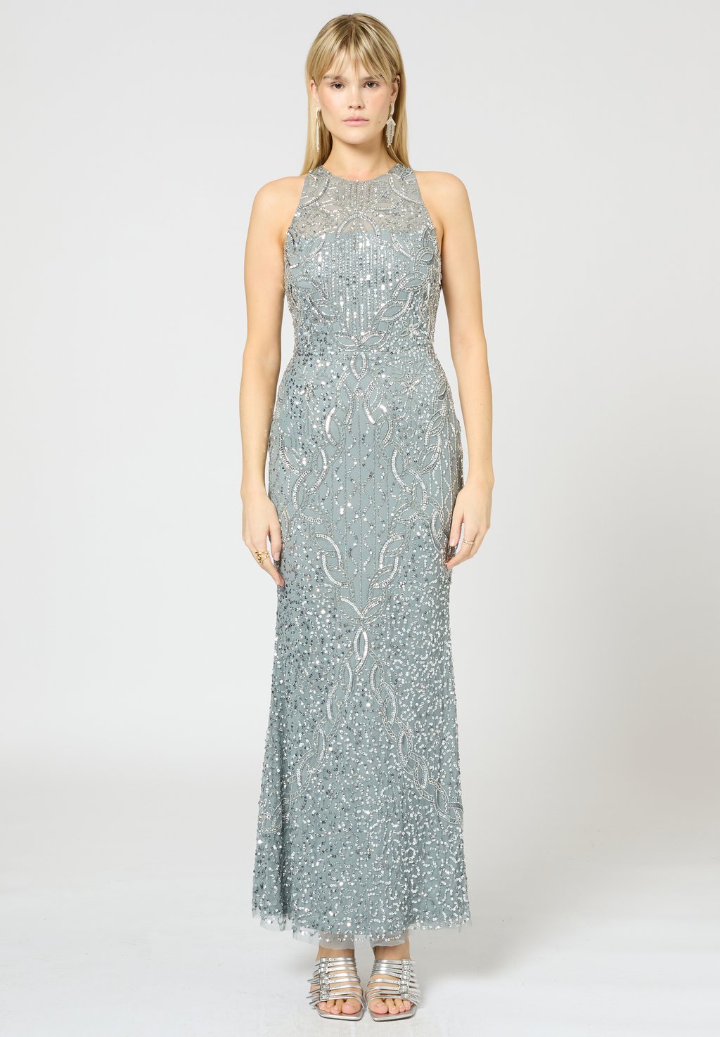 

Платье EMBELLISHED SEQUINS BEAUUT, серый