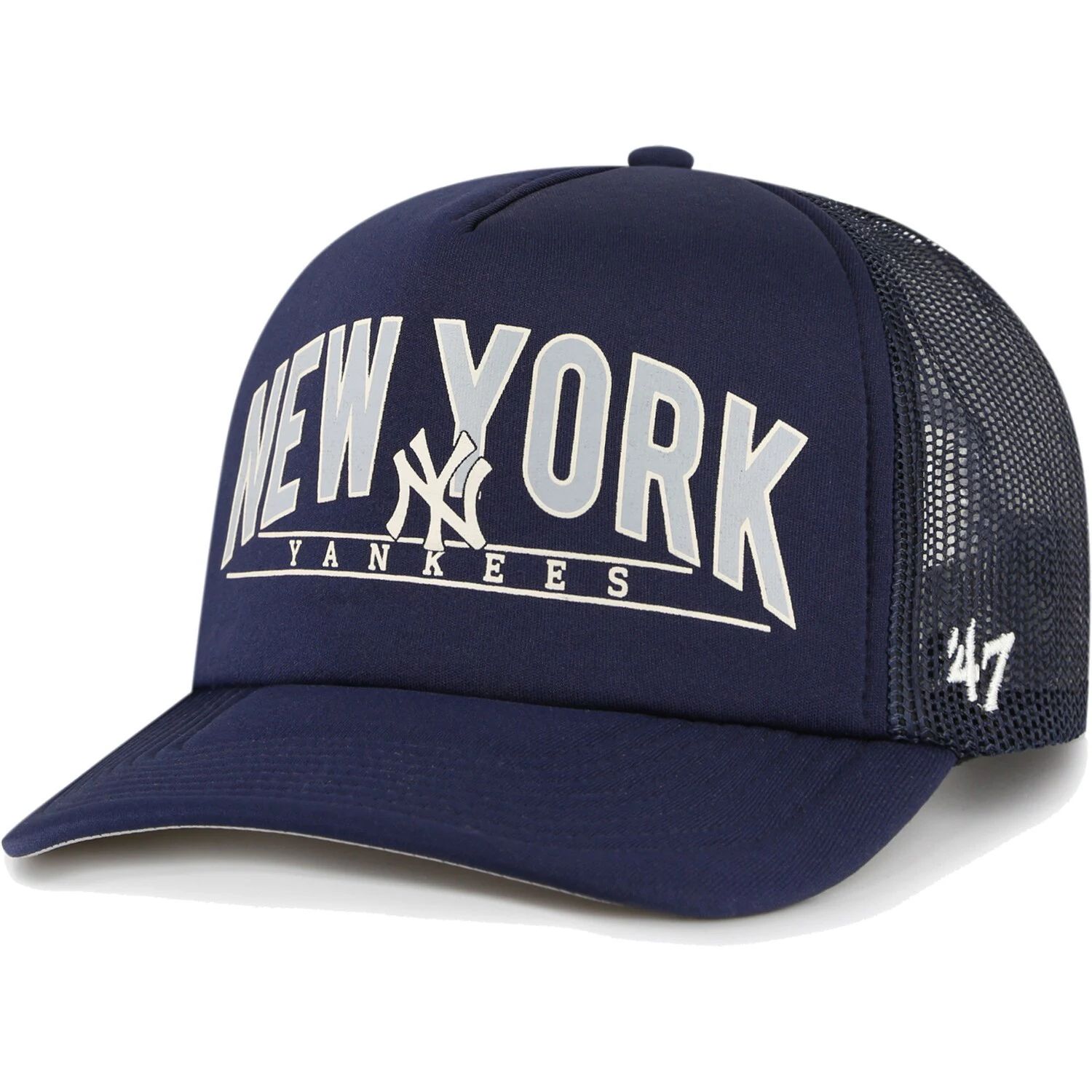 

Мужская темно-синяя кепка New York Yankees Backhaul из пеноматериала '47 Snapback