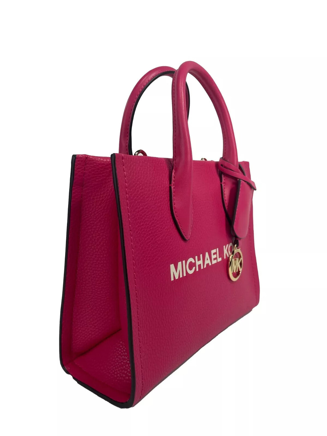 

Michael Kors Mirella Маленькая кожаная женская сумка-тоут на молнии с верхом, мультиколор