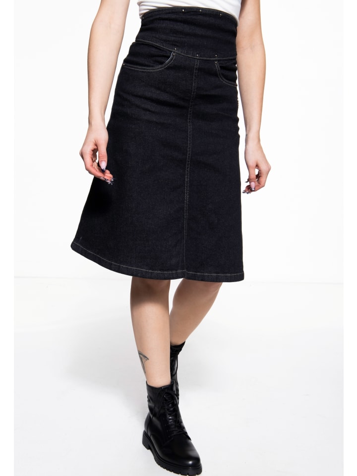 

Юбка до колена Queen Kerosin, черный