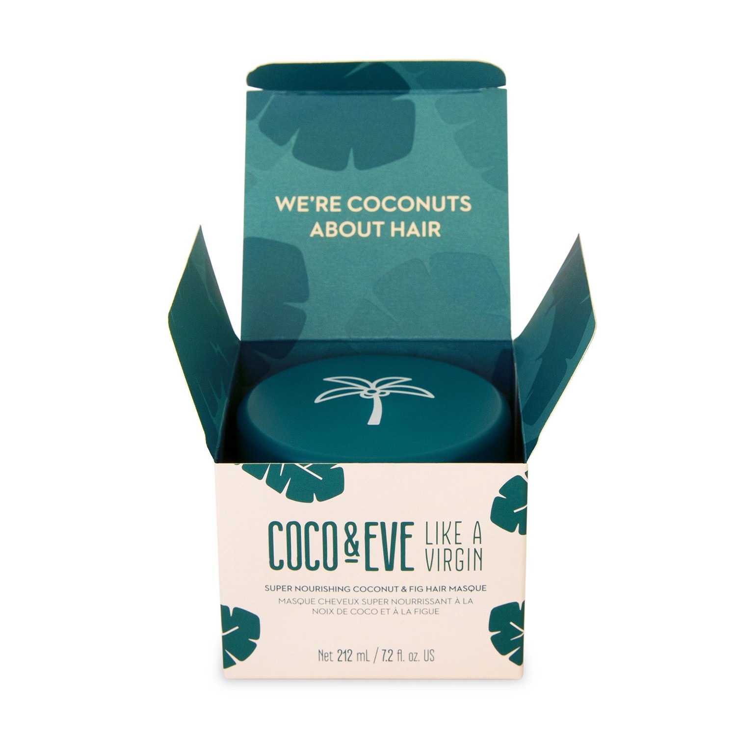 Маска для волос like a virgin like a virgin super nourishing coconut & fig hair masque (bonus tangle tamer) Coco Eve, объем 212 мл — фото 4