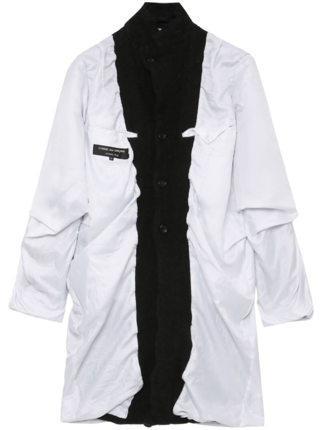 

Пальто с логотипом Comme des Garçons Homme Plus, белый