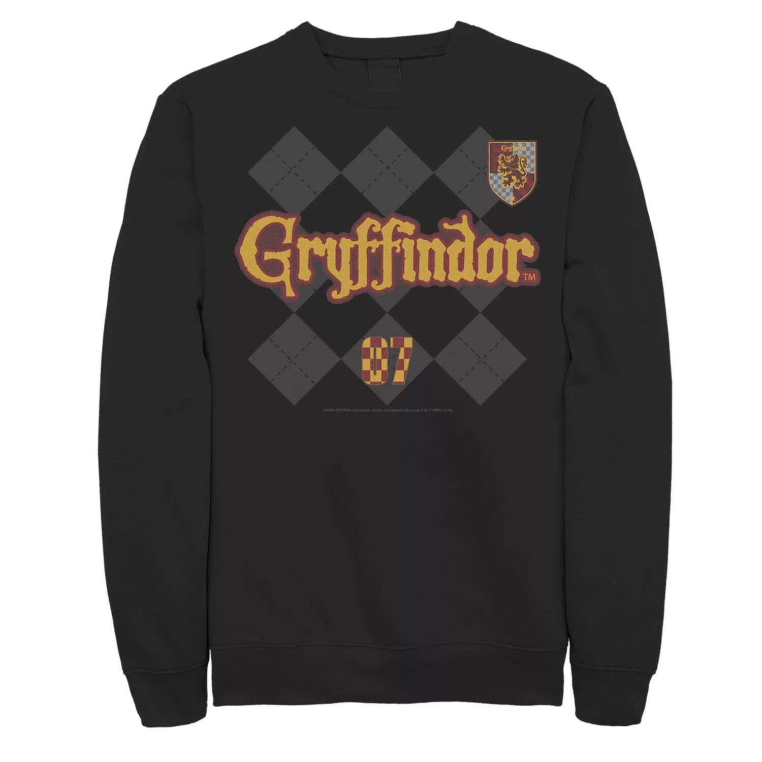 

Мужской флисовый пуловер Gryffindor Pride Plaid 07 Harry Potter