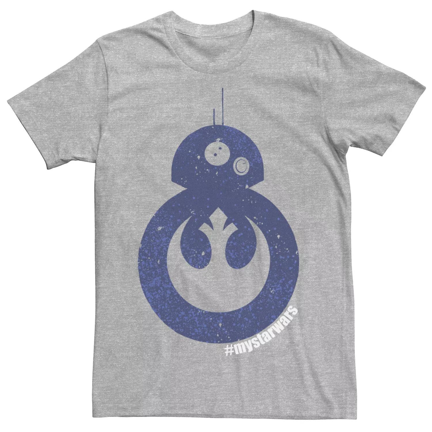 

Мужская футболка с рисунком эмблемы Rebel BB-8 Silhouette Fill Star Wars