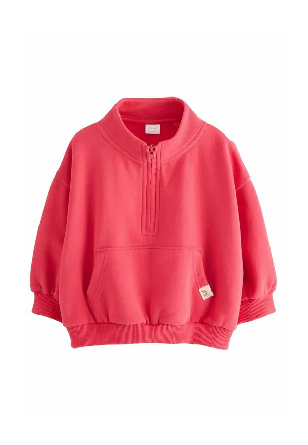 Толстовка с застежкой-молнией до середины груди Next, Coral Pink — фото 4
