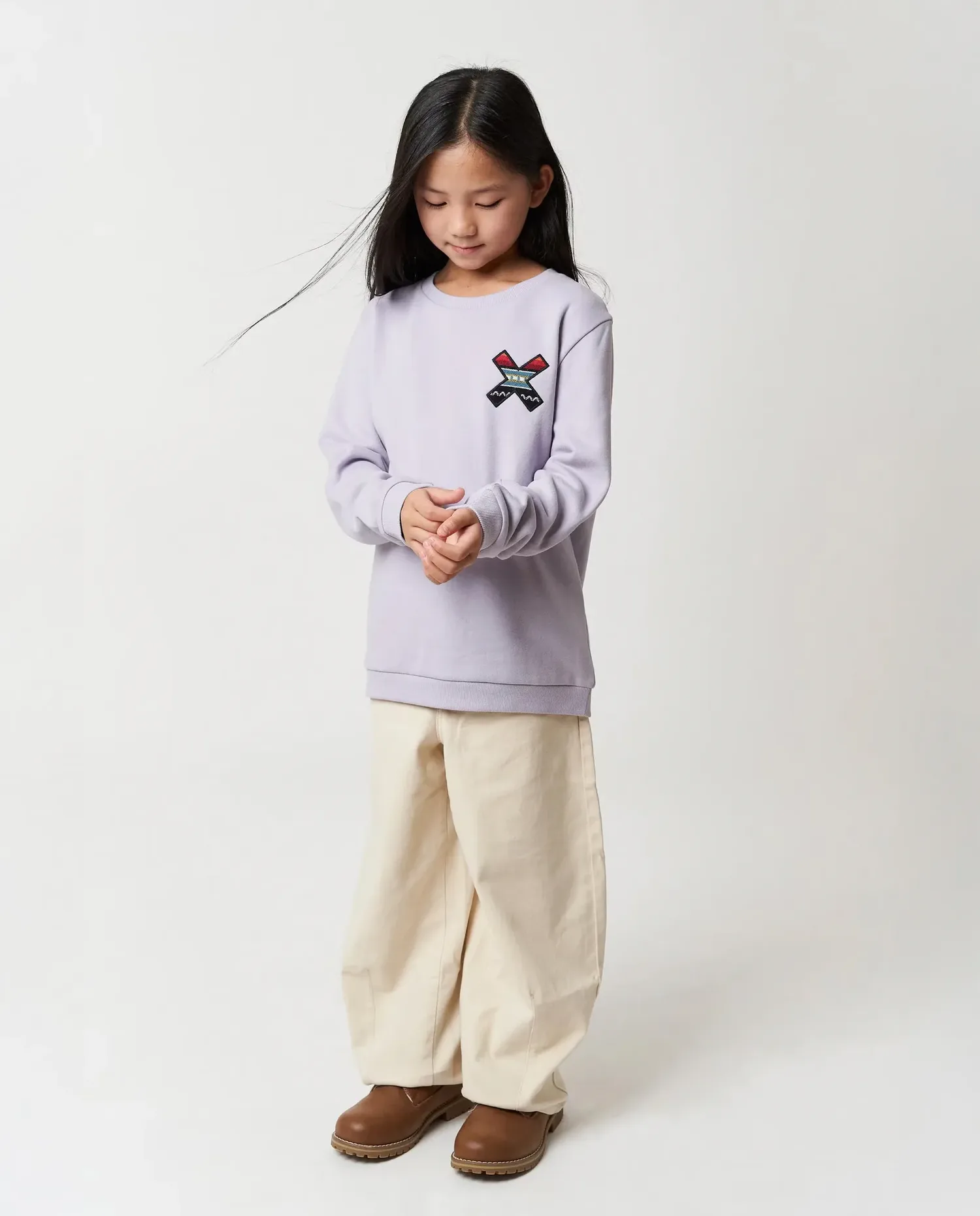 Blue Banana Толстовка из органического хлопка Classic lilac — фото 3