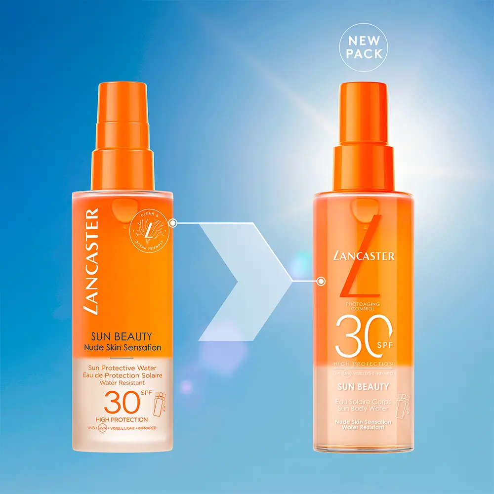 Солнцезащитный крем Sun beauty agua solar corporal spf30 Lancaster, 100 мл. — фото 3