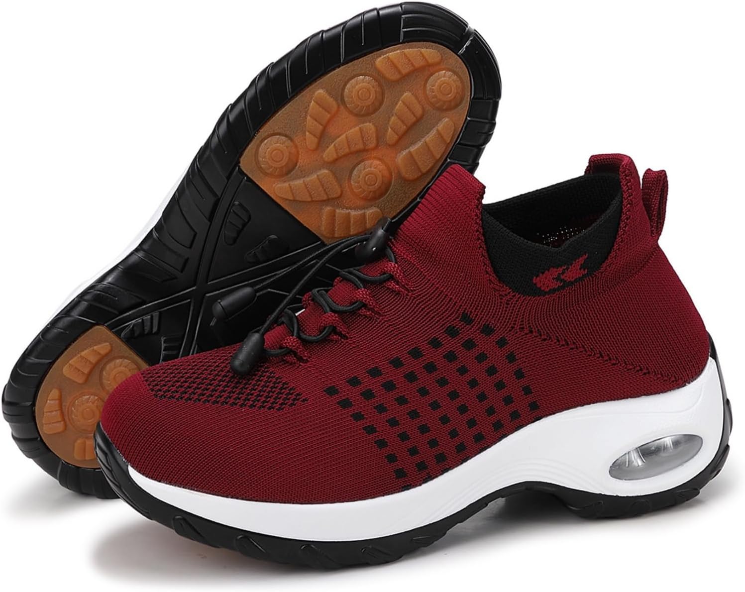 

Ортопедические кроссовки с воздушной подушкой и поддержкой свода стопы Ayziemezm, красный