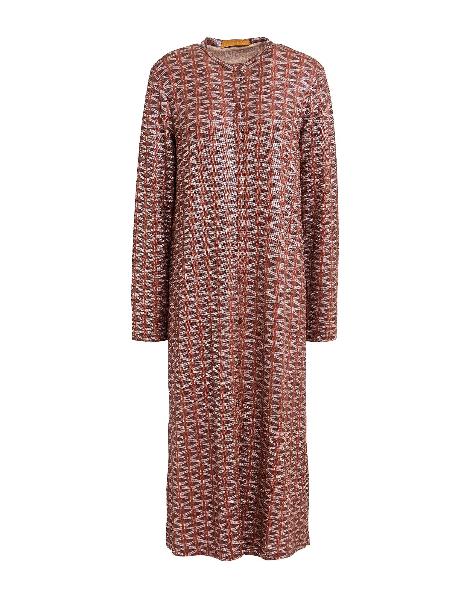 

Платье миди Siyu, коричневый