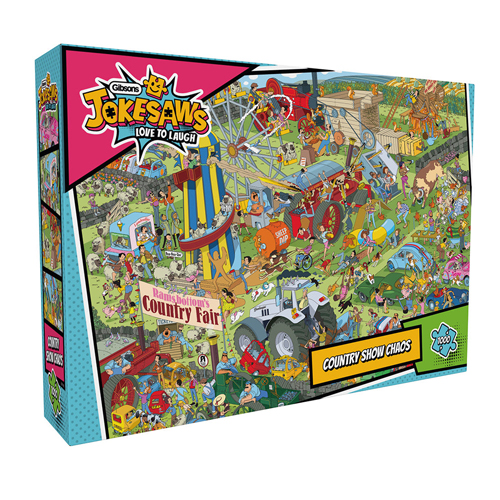 

Пазлы Jokesaws: Country Show Chaos 1000 Piece