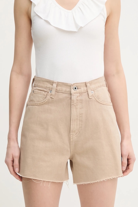 

Джинсовые шорты A-LINE SHORT UHW RACHEL Pepe Jeans, бежевый