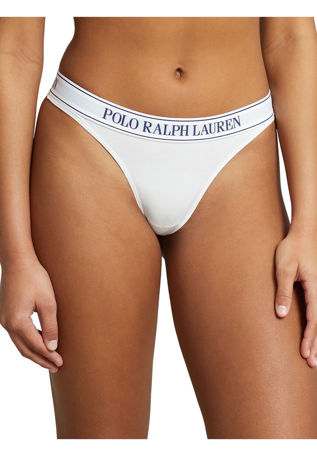 Трусики Tanga со средней посадкой POLO RALPH LAUREN, белый — фото 3