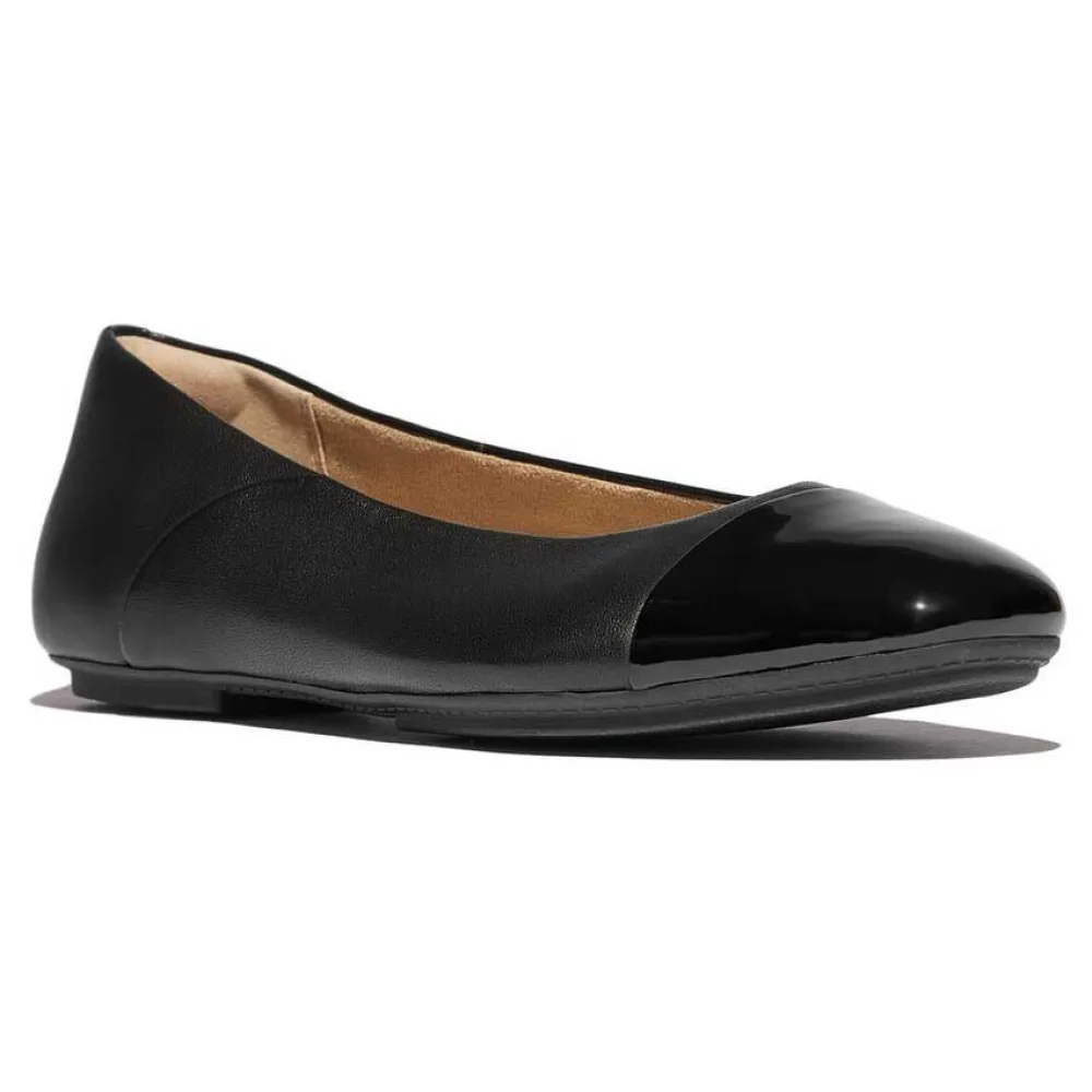 Балетки Fitflop Danser Cap, черный