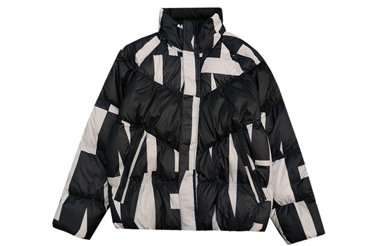 

Nike Пуховик мужской черно-белый, Black White